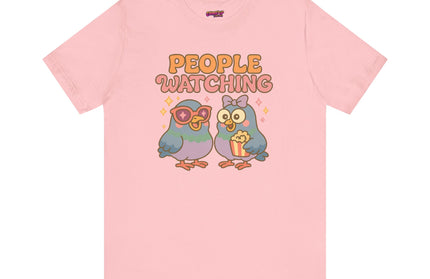 PIGEON PEOPLE WATCHING OVERSIZED TEE