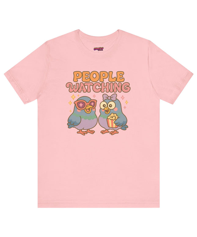 PIGEON PEOPLE WATCHING OVERSIZED TEE