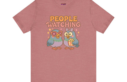 PIGEON PEOPLE WATCHING OVERSIZED TEE