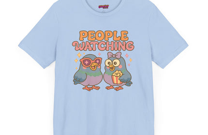 PIGEON PEOPLE WATCHING OVERSIZED TEE