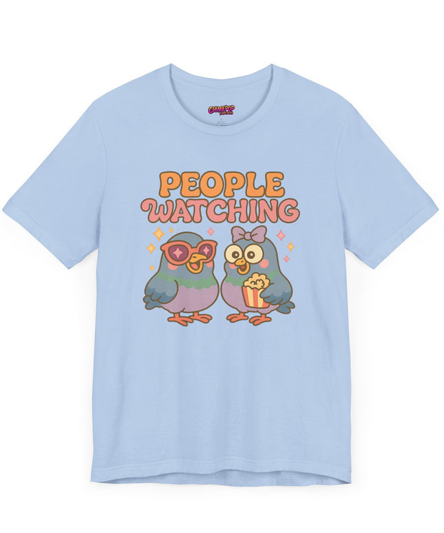 PIGEON PEOPLE WATCHING OVERSIZED TEE
