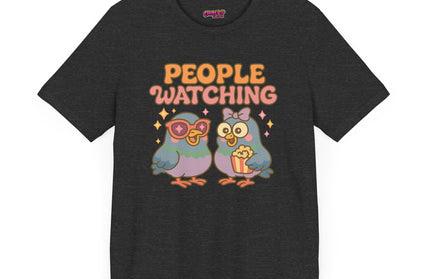 PIGEON PEOPLE WATCHING OVERSIZED TEE