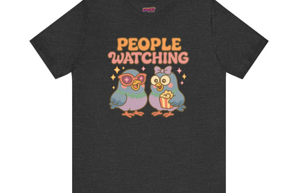PIGEON PEOPLE WATCHING OVERSIZED TEE
