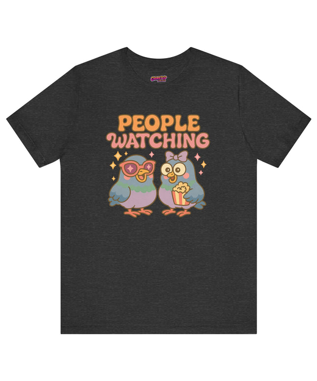 PIGEON PEOPLE WATCHING OVERSIZED TEE