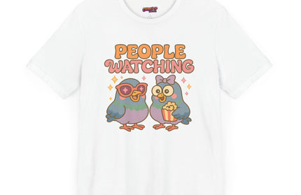 PIGEON PEOPLE WATCHING OVERSIZED TEE