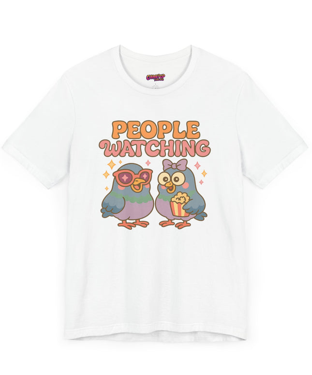 PIGEON PEOPLE WATCHING OVERSIZED TEE