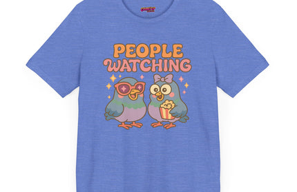 PIGEON PEOPLE WATCHING OVERSIZED TEE