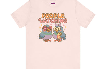PIGEON PEOPLE WATCHING OVERSIZED TEE
