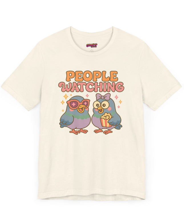 PIGEON PEOPLE WATCHING OVERSIZED TEE