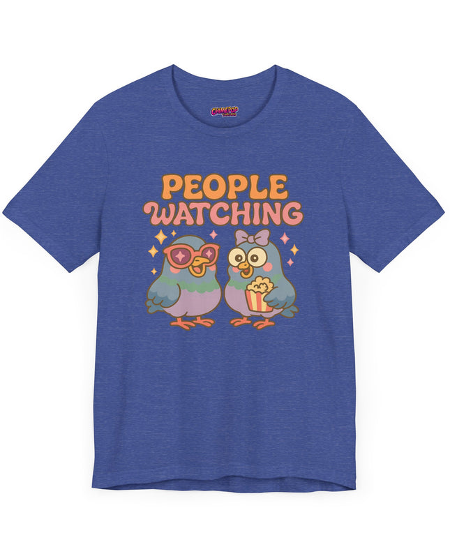 PIGEON PEOPLE WATCHING OVERSIZED TEE