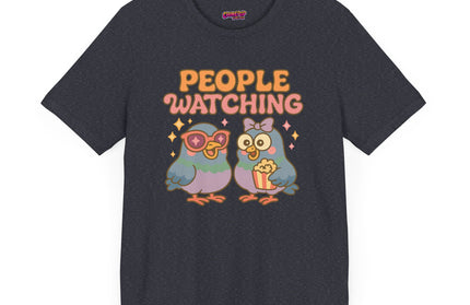 PIGEON PEOPLE WATCHING OVERSIZED TEE