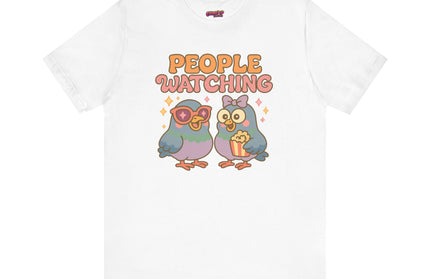 PIGEON PEOPLE WATCHING OVERSIZED TEE