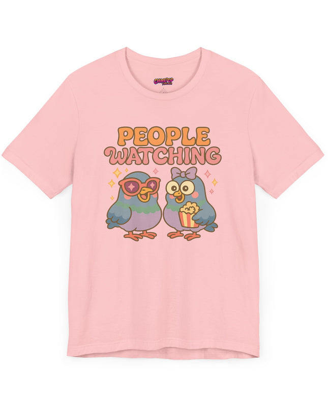 PIGEON PEOPLE WATCHING OVERSIZED TEE