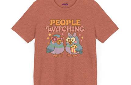 PIGEON PEOPLE WATCHING OVERSIZED TEE