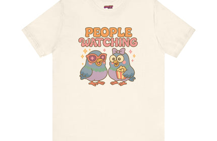 PIGEON PEOPLE WATCHING OVERSIZED TEE