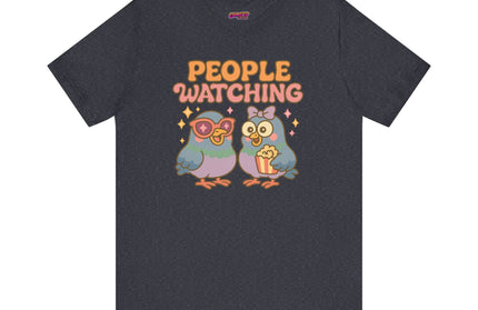 PIGEON PEOPLE WATCHING OVERSIZED TEE