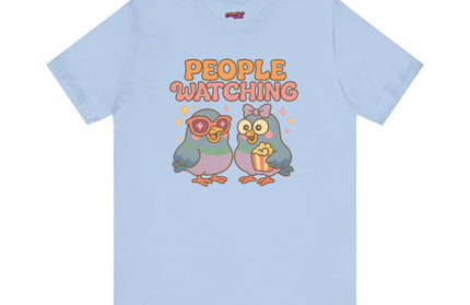 PIGEON PEOPLE WATCHING OVERSIZED TEE