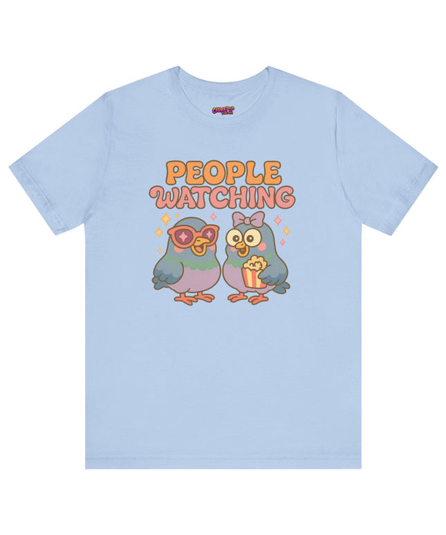 PIGEON PEOPLE WATCHING OVERSIZED TEE