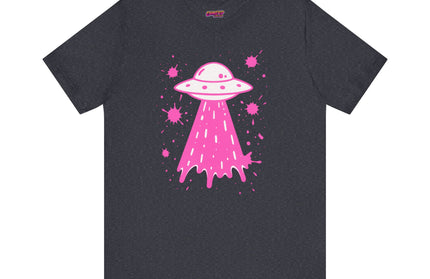 PINK UFO BEAM UP DRIP TEE