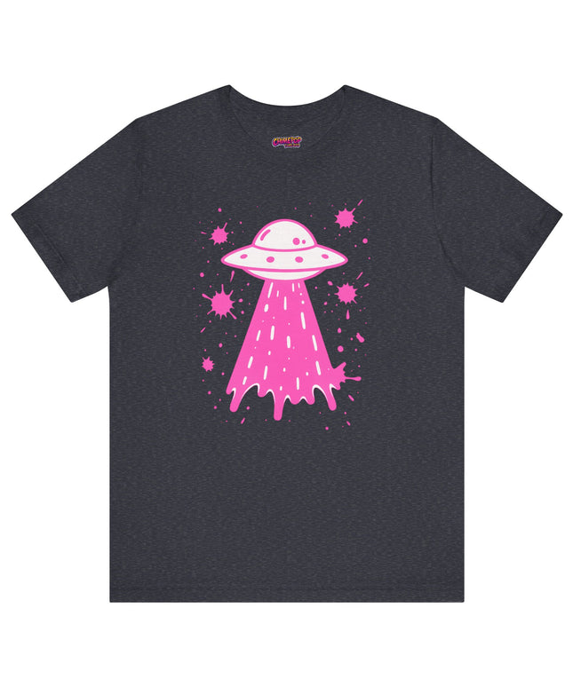 PINK UFO BEAM UP DRIP TEE