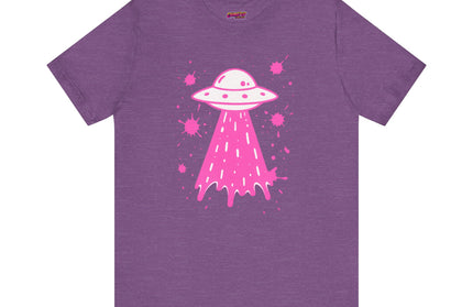 PINK UFO BEAM UP DRIP TEE