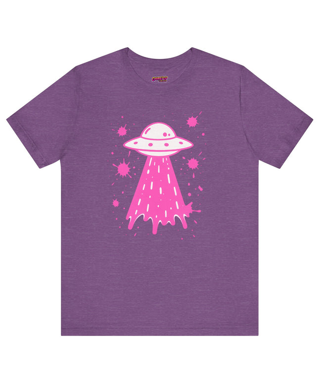 PINK UFO BEAM UP DRIP TEE