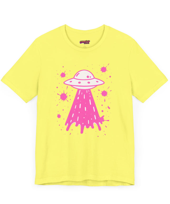 PINK UFO BEAM UP DRIP TEE