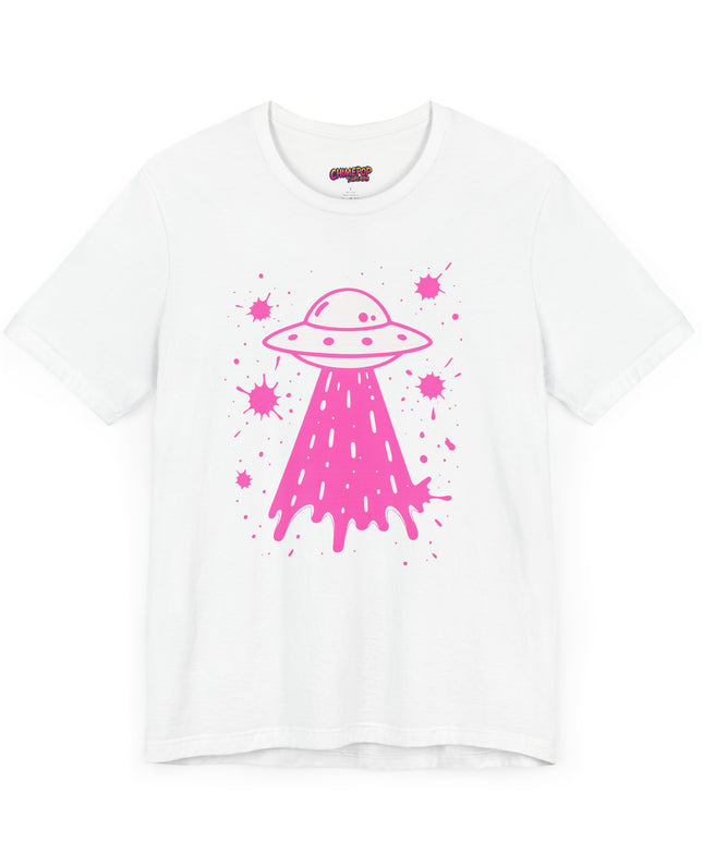 PINK UFO BEAM UP DRIP TEE