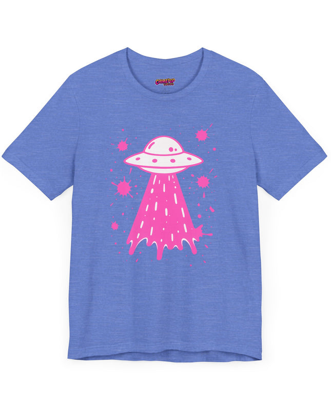 PINK UFO BEAM UP DRIP TEE