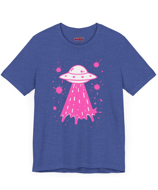 PINK UFO BEAM UP DRIP TEE