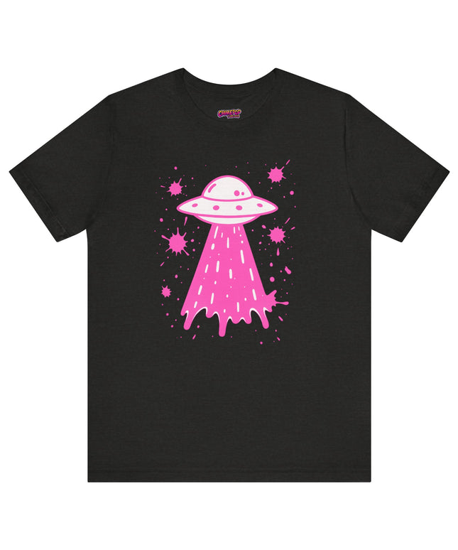 PINK UFO BEAM UP DRIP TEE