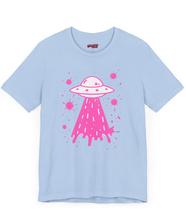 PINK UFO BEAM UP DRIP TEE