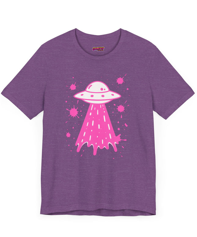 PINK UFO BEAM UP DRIP TEE
