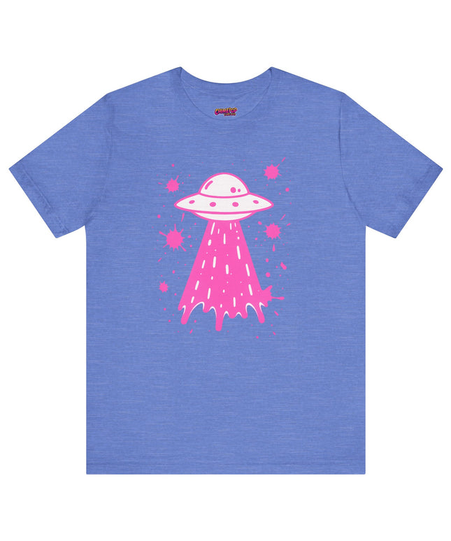 PINK UFO BEAM UP DRIP TEE