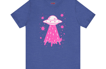 PINK UFO BEAM UP DRIP TEE