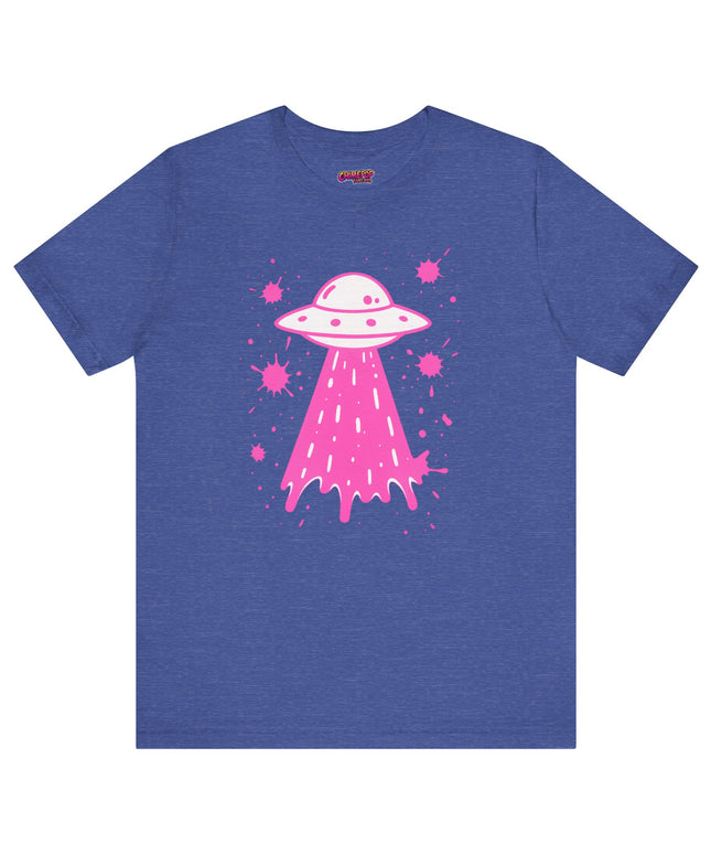 PINK UFO BEAM UP DRIP TEE