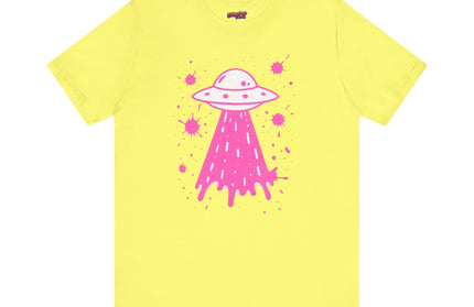 PINK UFO BEAM UP DRIP TEE