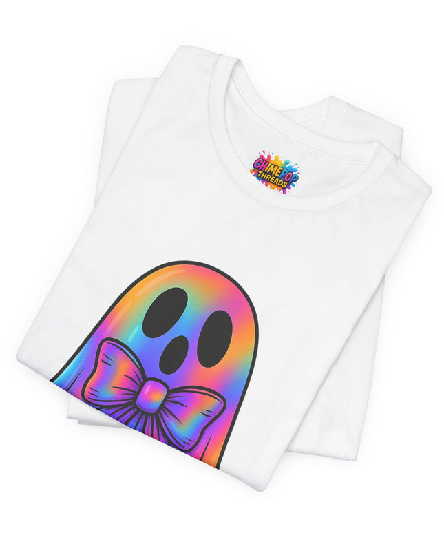 Pastel Ghost with Bow Shirt