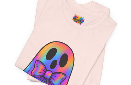 Pastel Ghost with Bow Shirt