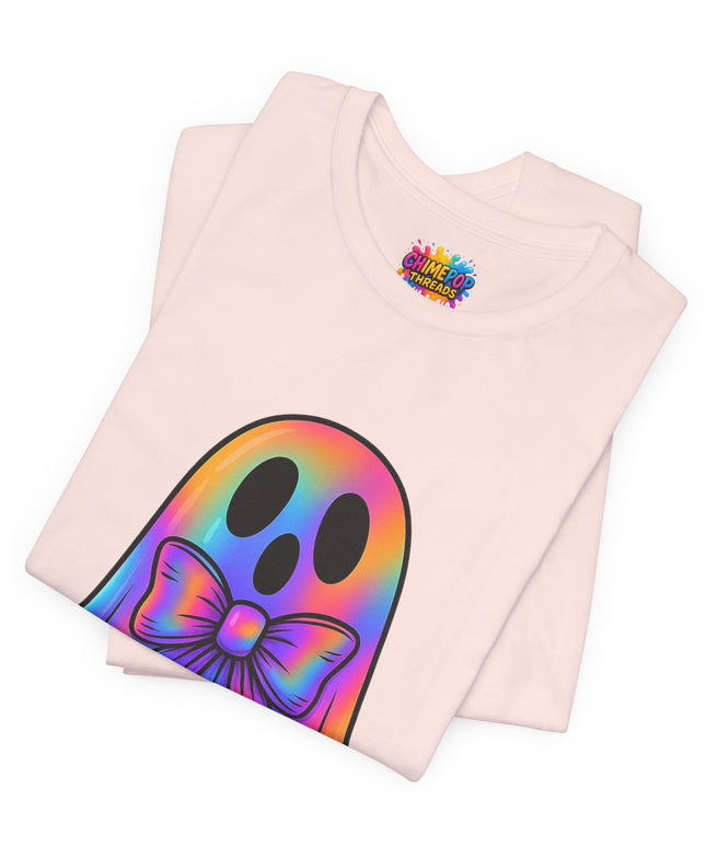 Pastel Ghost with Bow Shirt