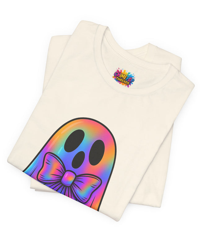 Pastel Ghost with Bow Shirt