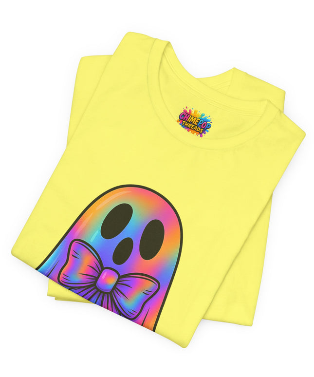 Pastel Ghost with Bow Shirt