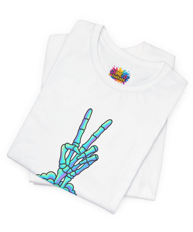 Pastel Grave Peace Skeleton Shirt