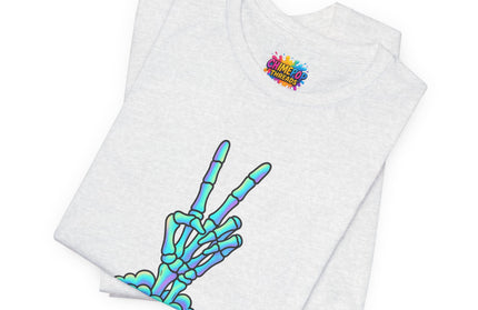 Pastel Grave Peace Skeleton Shirt