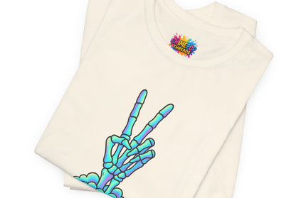 Pastel Grave Peace Skeleton Shirt