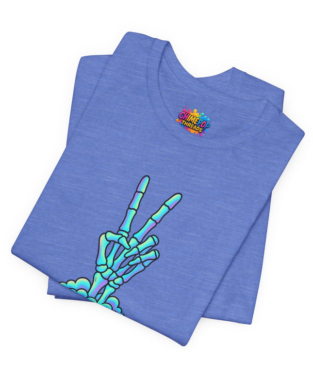Pastel Grave Peace Skeleton Shirt