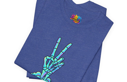 Pastel Grave Peace Skeleton Shirt
