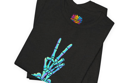 Pastel Grave Peace Skeleton Shirt
