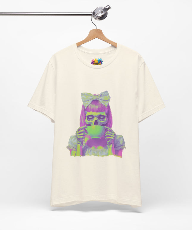 Pastel Skeleton Latte Tee