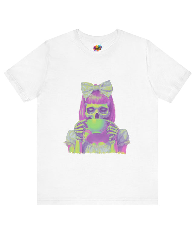 Pastel Skeleton Latte Tee